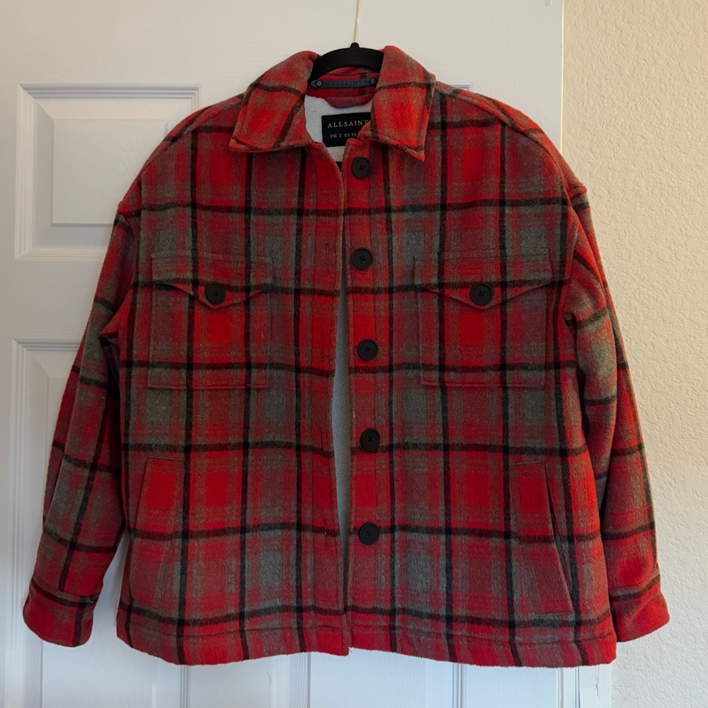 All Saints Luella Jacket Plaid